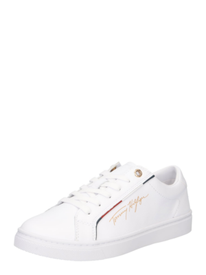 TOMMY HILFIGER Rövid szárú sportcipők  tengerészkék / aranysárga / piros / fehér-hu