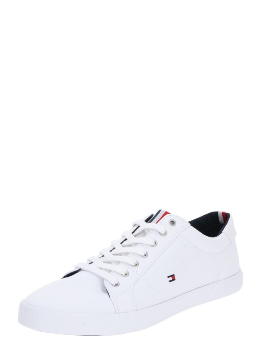 TOMMY HILFIGER Rövid szárú sportcipők  tengerészkék / piros / fehér-hu