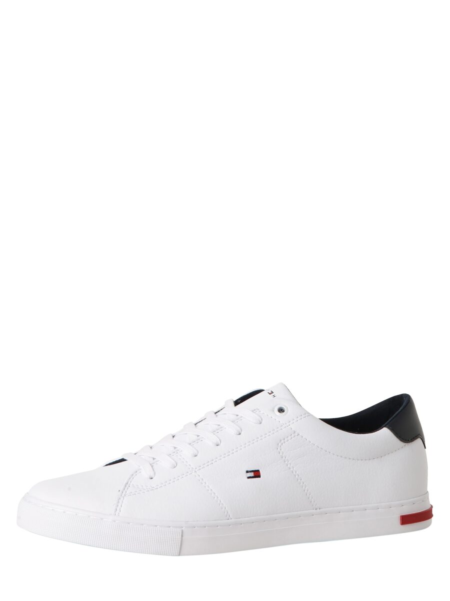 TOMMY HILFIGER Rövid szárú sportcipők  tengerészkék / piros / fekete / fehér-hu