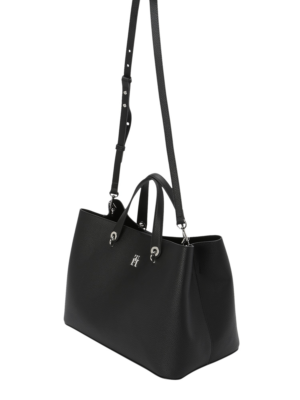 TOMMY HILFIGER Shopper táska  fekete / ezüst-Ár