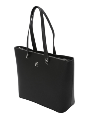 TOMMY HILFIGER Shopper táska  fekete / ezüst-Ár