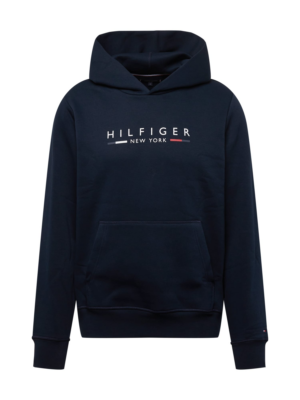TOMMY HILFIGER Tréning póló 'NEW YORK'  tengerészkék / piros / fehér-Hungary