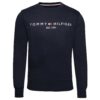 TOMMY HILFIGER Tréning póló  éjkék / piros / fehér-hu