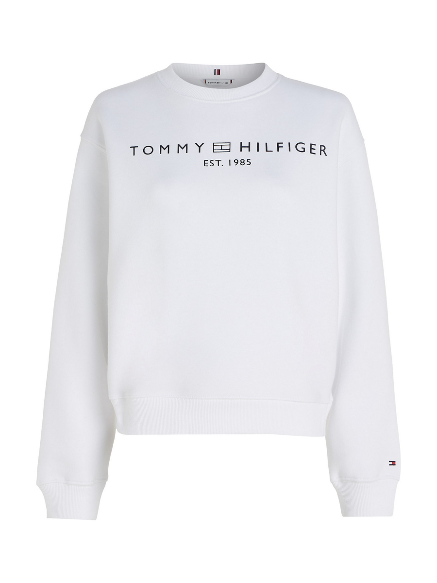 TOMMY HILFIGER Tréning póló  fekete / fehér-Ár
