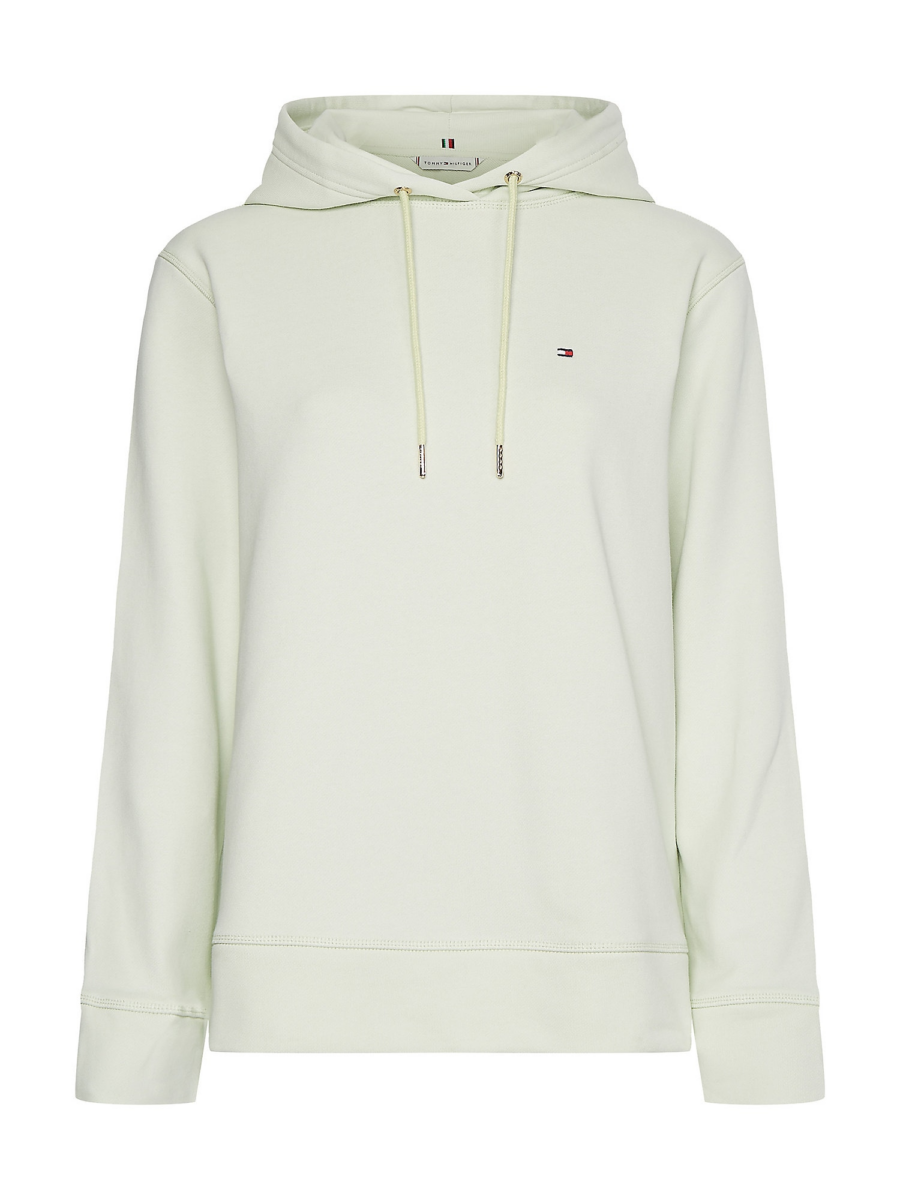 TOMMY HILFIGER Tréning póló  pasztellzöld / piros / fehér-Hungary
