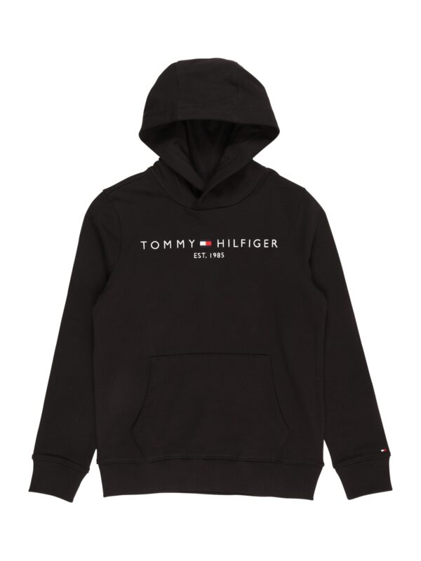 TOMMY HILFIGER Tréning póló  piros / fekete / fehér-hu