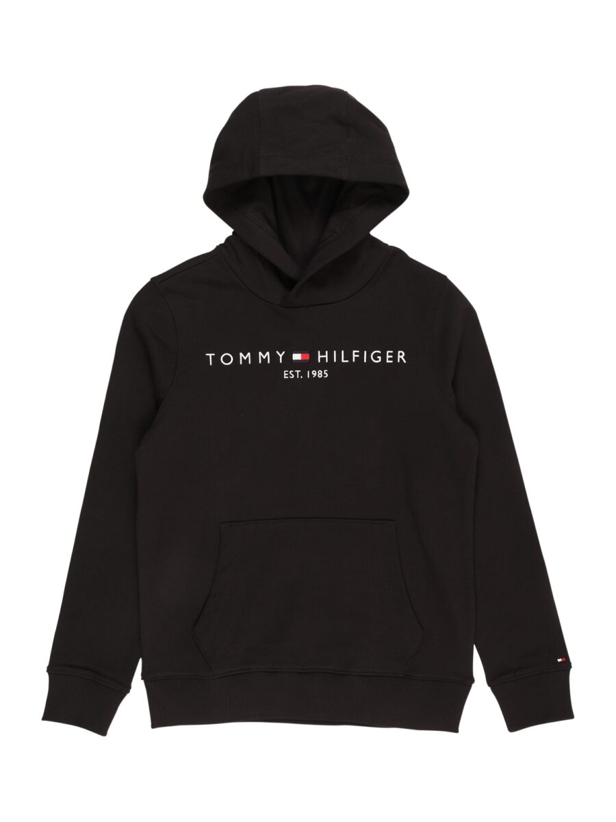 TOMMY HILFIGER Tréning póló  piros / fekete / fehér-hu