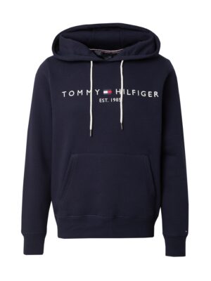 TOMMY HILFIGER Tréning póló  sötétkék / piros / fehér