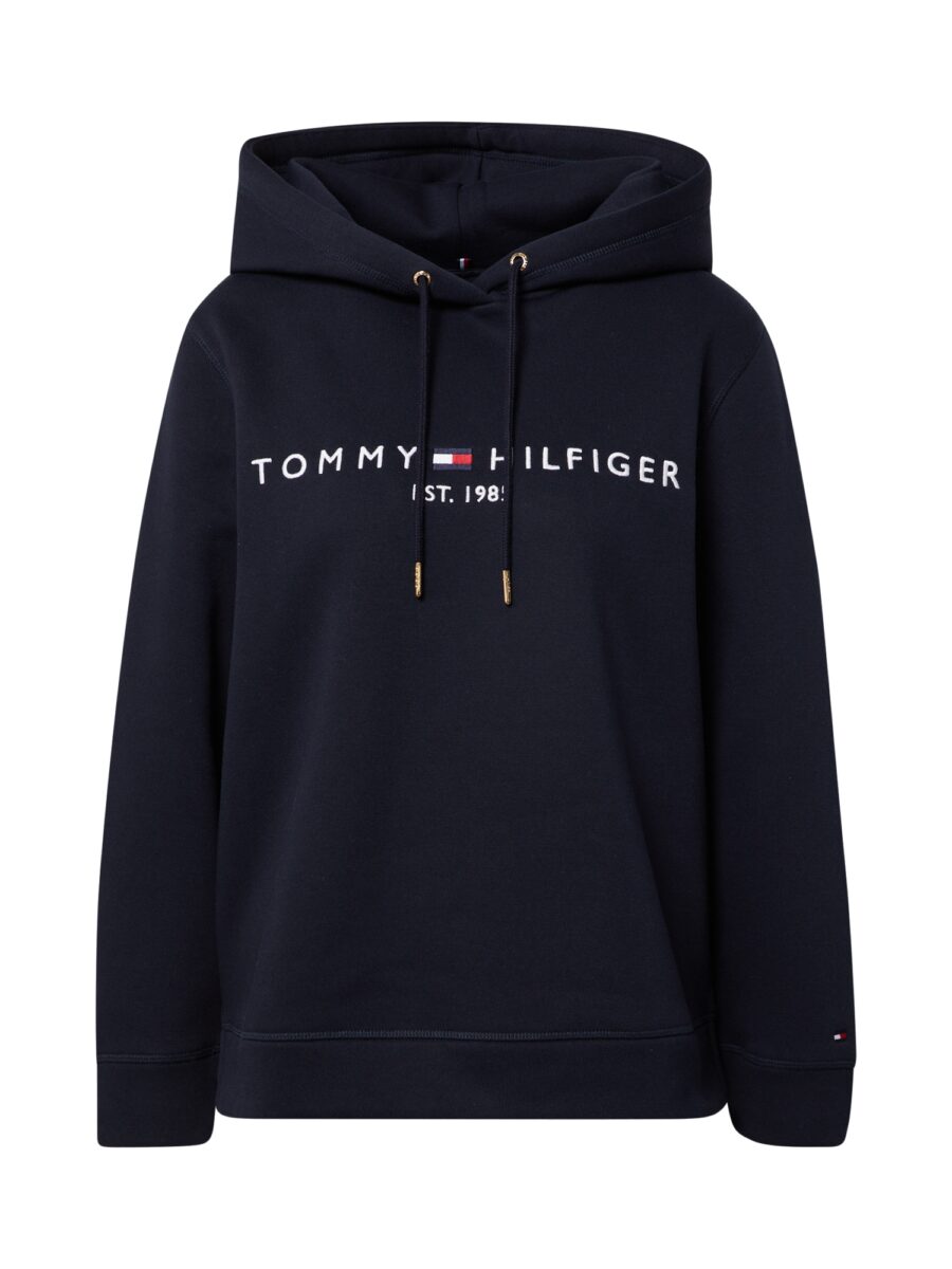 TOMMY HILFIGER Tréning póló  tengerészkék / éjkék / piros / fehér