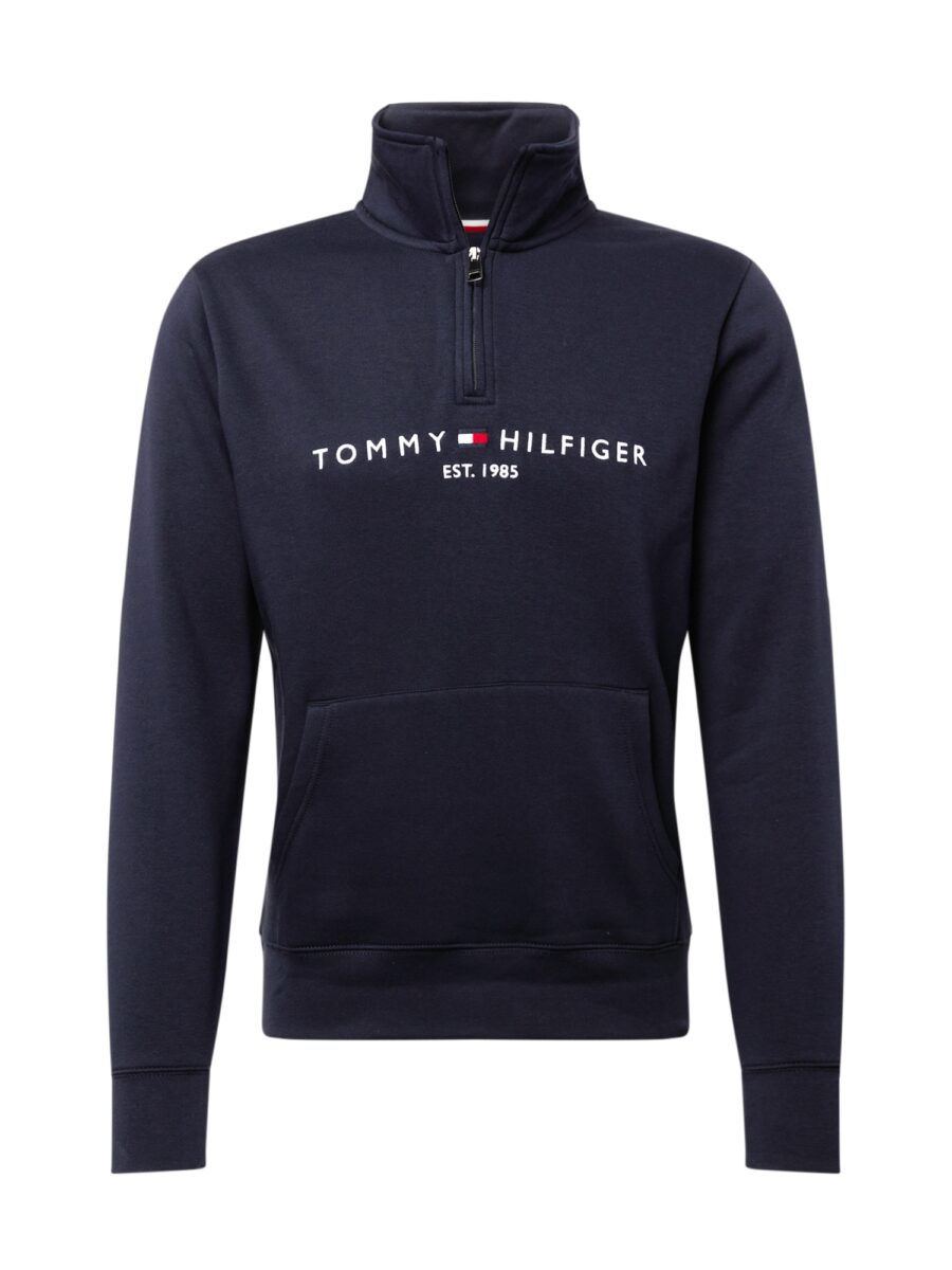 TOMMY HILFIGER Tréning póló  tengerészkék / piros / fehér-hu