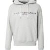 TOMMY HILFIGER Tréning póló  tengerészkék / szürke melír / piros / fehér