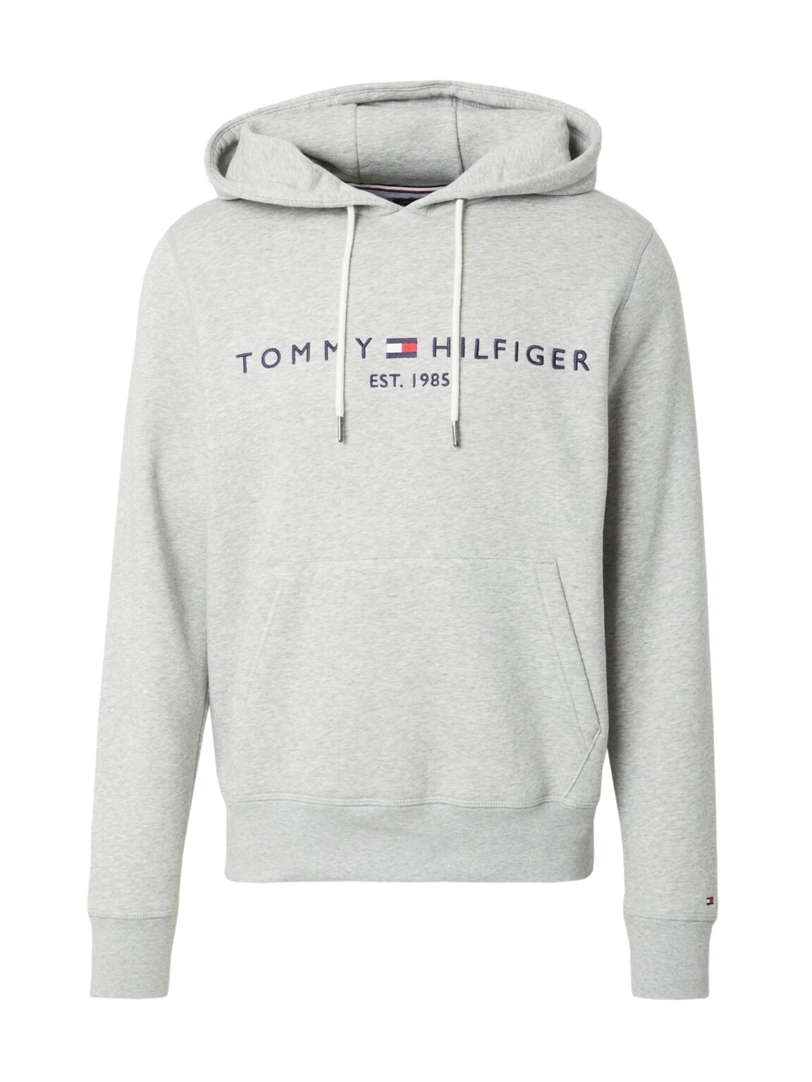 TOMMY HILFIGER Tréning póló  tengerészkék / szürke melír / piros / fehér