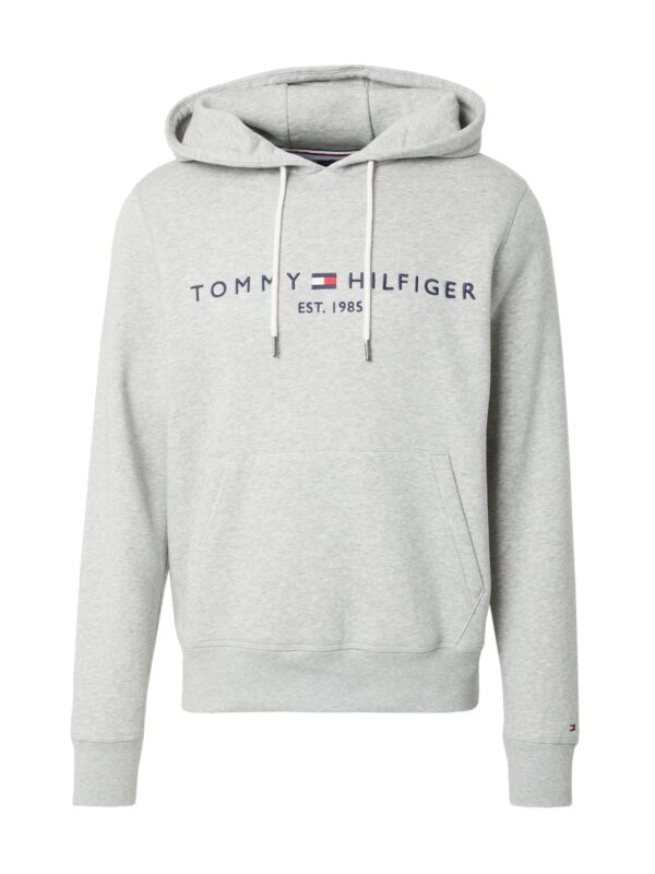 TOMMY HILFIGER Tréning póló  tengerészkék / szürke melír / piros / fehér