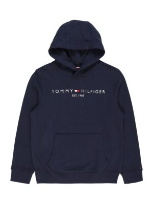 TOMMY HILFIGER Tréning póló  tengerészkék / világospiros / fehér-hu