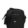 TOMMY HILFIGER Válltáska 'Essential'  piros / fekete / fehér-hu