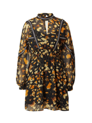 TOPSHOP Ruha  barna / pasztellsárga / fekete-Ár