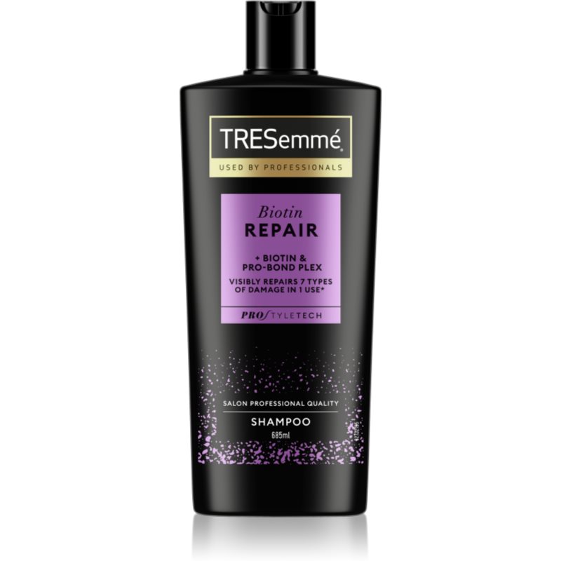TRESemmé Biotin Repair hajerősítő sampon a sérült hajra nagy csomagolás Pro-Bond Plex 685 ml-Ár