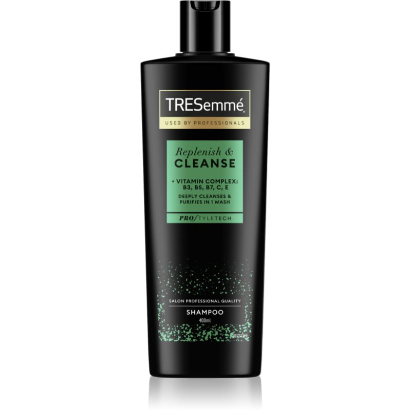 TRESemmé Replenish & Cleanse sampon hajolajjal vitaminokkal Pro Style Technologie™ 400 ml-Ár