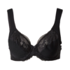 TRIUMPH Melltartó 'Modern Lace+Cotton'  fekete-Hungary