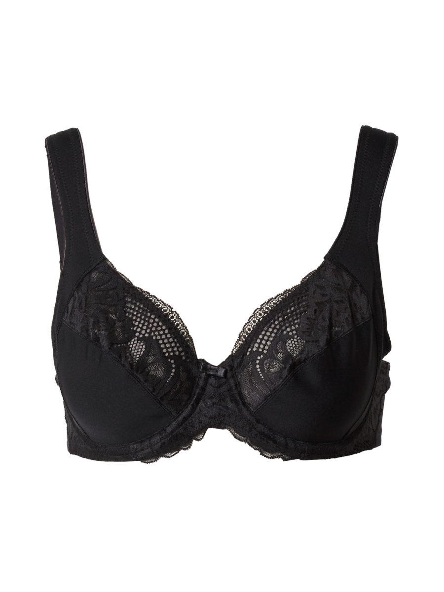 TRIUMPH Melltartó 'Modern Lace+Cotton'  fekete-Hungary