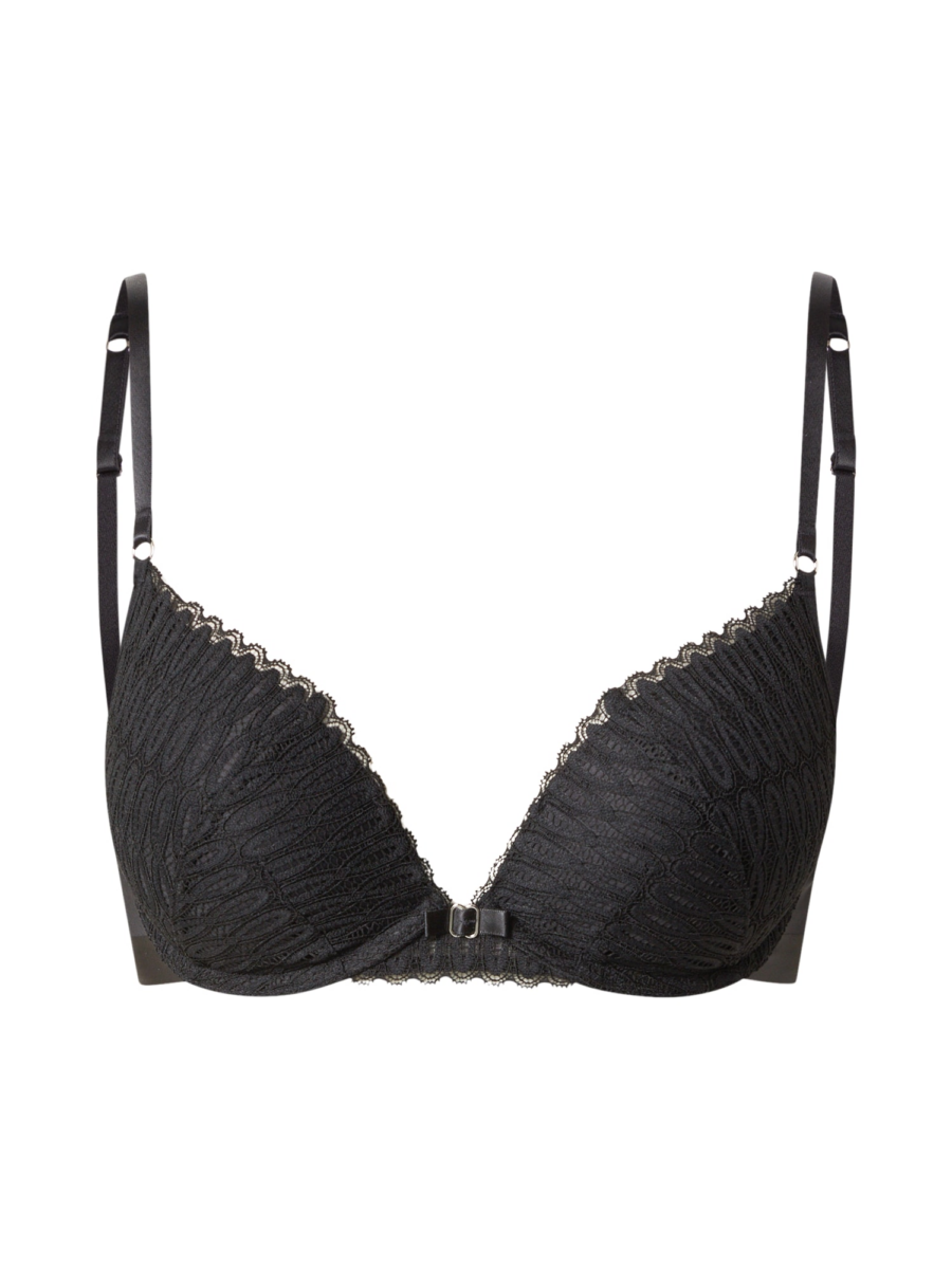 TRIUMPH Melltartó 'Modern Lace+Cotton'  fekete-Hungary