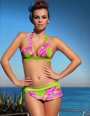 Take (2) swimwear + mini pareo for FREE! pistachio
