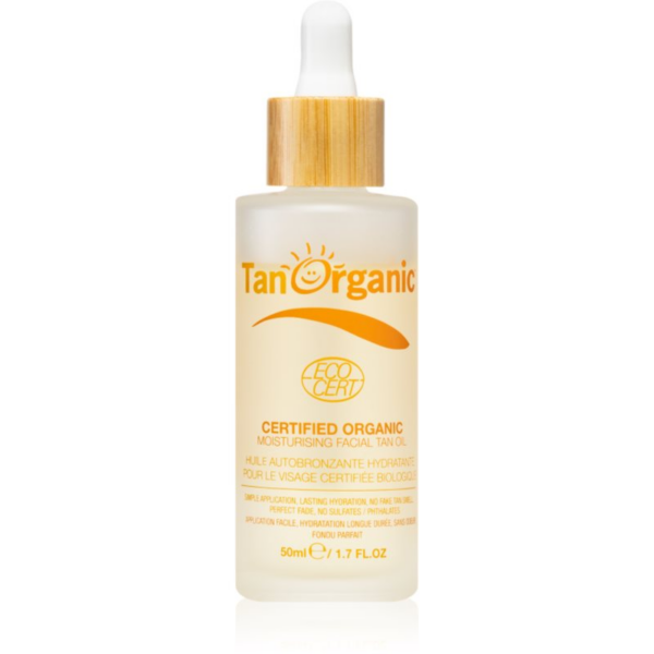 TanOrganic The Skincare Tan önbarnító olaj az arcra árnyalat Light Bronze 50 ml-Ár