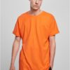 Tangerine T-shirt with a long shape