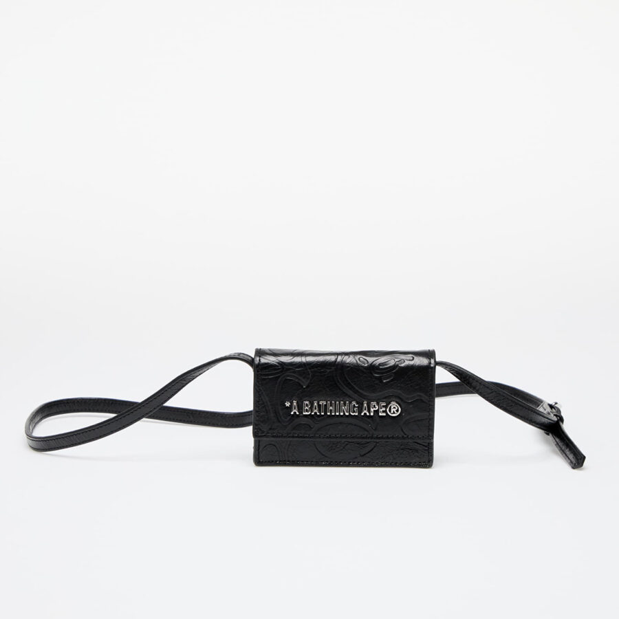 Tárca A BATHING APE Mini Wallet Black Universal-alacsony-ár