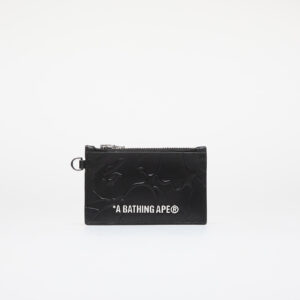 Tárca A BATHING APE Solid Camo Card Holder Small Wallet Black Universal-alacsony-ár