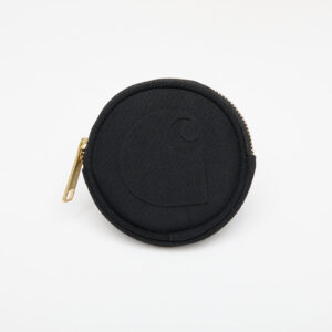 Tárca Carhartt WIP Clarton Zip Wallet Black Universal-alacsony-ár
