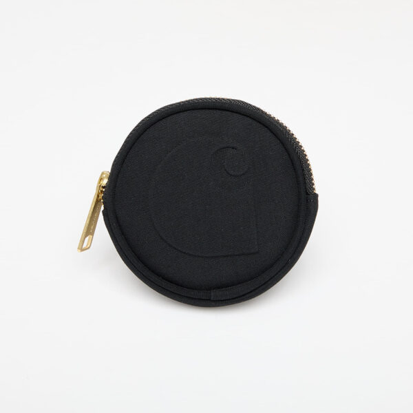 Tárca Carhartt WIP Clarton Zip Wallet Black Universal-alacsony-ár