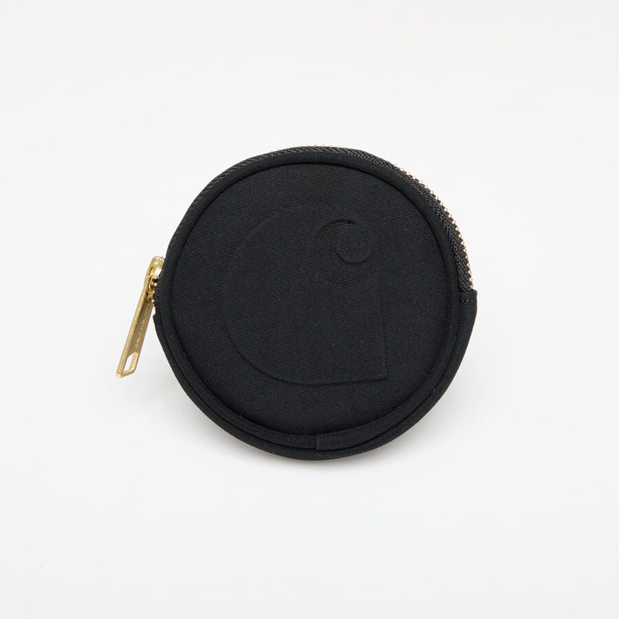 Tárca Carhartt WIP Clarton Zip Wallet Black Universal-alacsony-ár