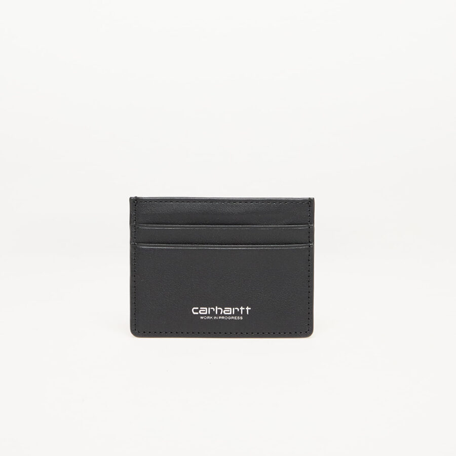 Tárca Carhartt WIP Vegas Cardholder Black/ Silver Universal-alacsony-ár