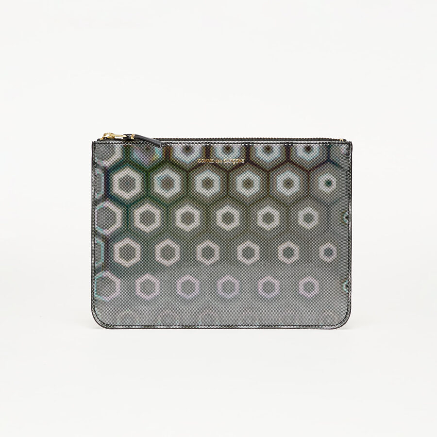 Tárca Comme des Garçons Black Rainbow Wallet Silver/Black Universal-alacsony-ár