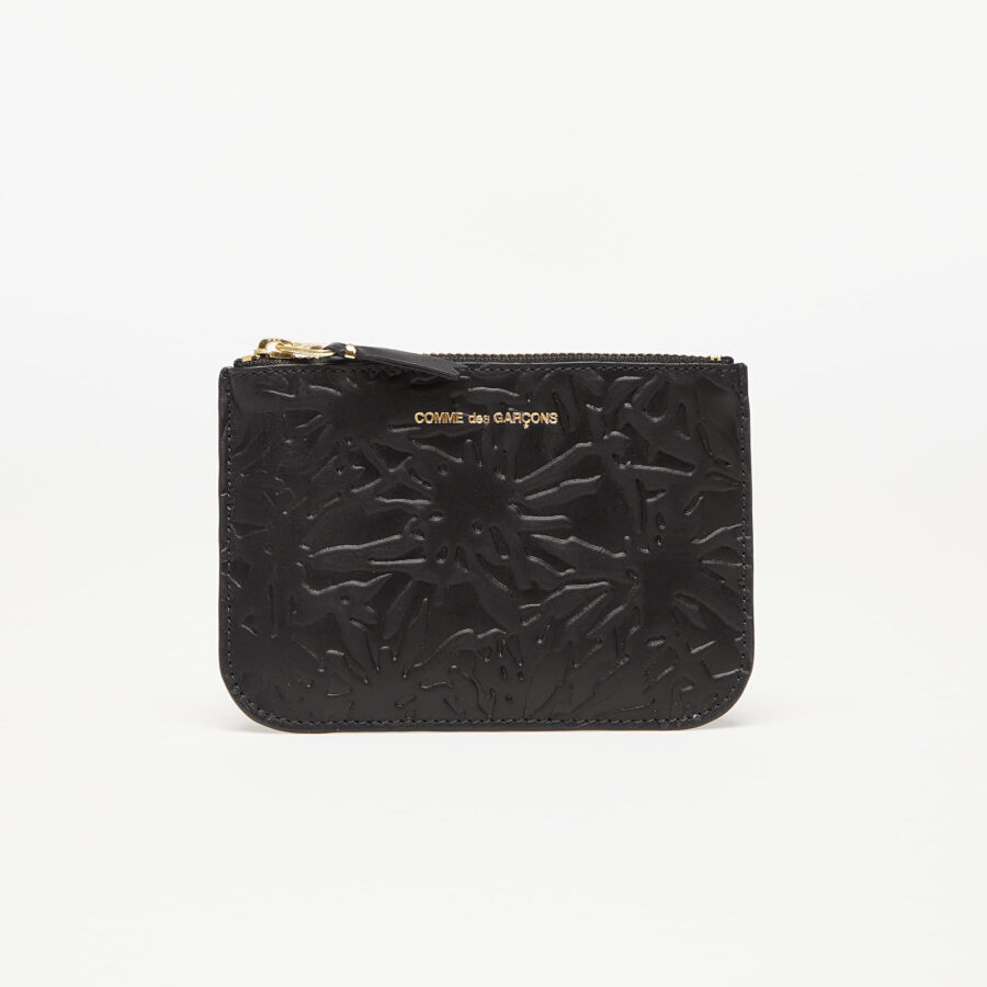 Tárca Comme des Garçons Embossed Forest Wallet Black Universal-alacsony-ár