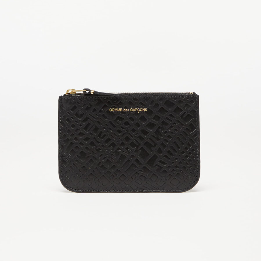Tárca Comme des Garçons Embossed Roots Wallet Black Universal-alacsony-ár