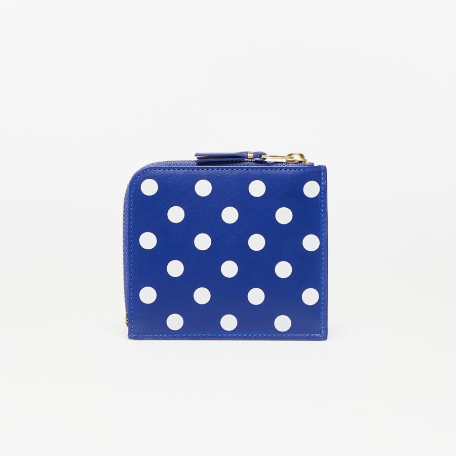 Tárca Comme des Garçons Polka Dots Printed Navy Universal-alacsony-ár