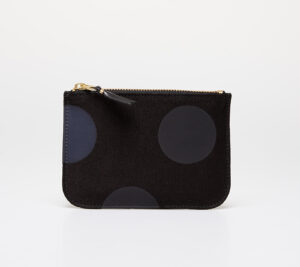 Tárca Comme des Garçons Rubber Dot Wallet Black Universal-alacsony-ár
