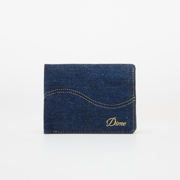 Tárca DIME Cursive Bifold Wallet Indigo Denim Universal-alacsony-ár
