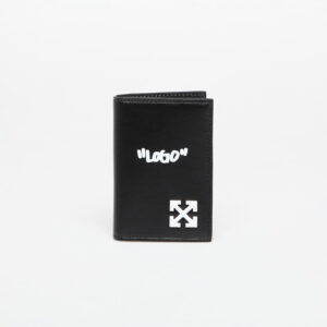 Tárca Off-White Jitney Quote Documents Holder Black/ White Universal-alacsony-ár