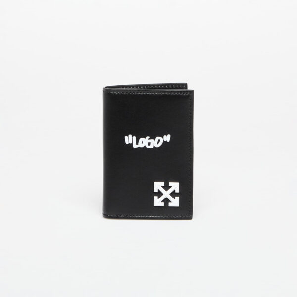 Tárca Off-White Jitney Quote Documents Holder Black/ White Universal-alacsony-ár