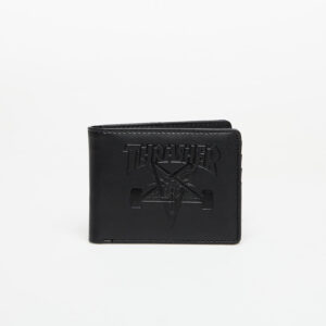 Tárca Thrasher Skategoat Leather Wallet Black Universal-alacsony-ár
