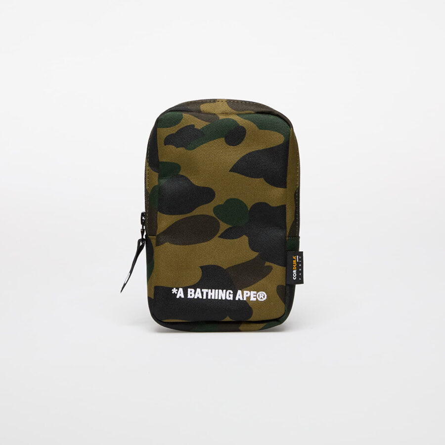 Táska A BATHING APE 1St Camo Cordura Phone Shoulder Bag Green Universal-alacsony-ár