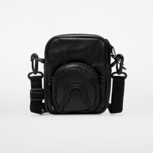 Táska A BATHING APE Shark Leather Mini Bag Black Universal-alacsony-ár
