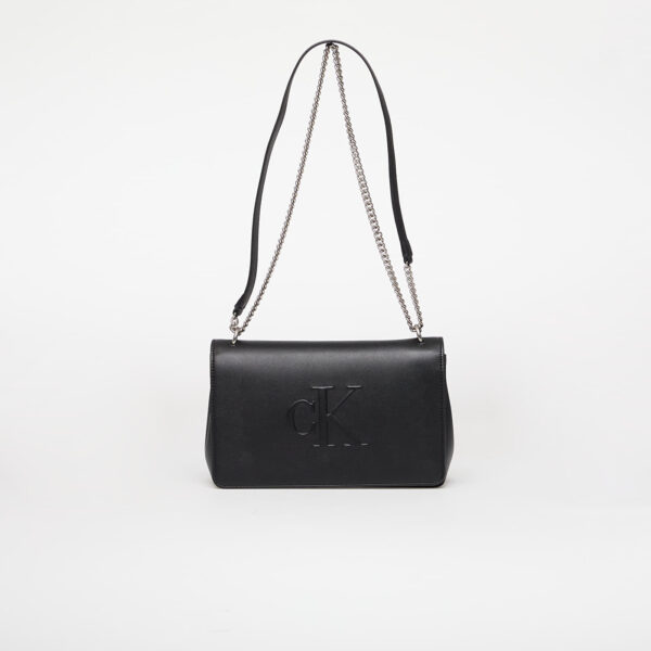 Táska Calvin Klein Jeans Sculpted Ew Flap Bag Black Universal-alacsony-ár