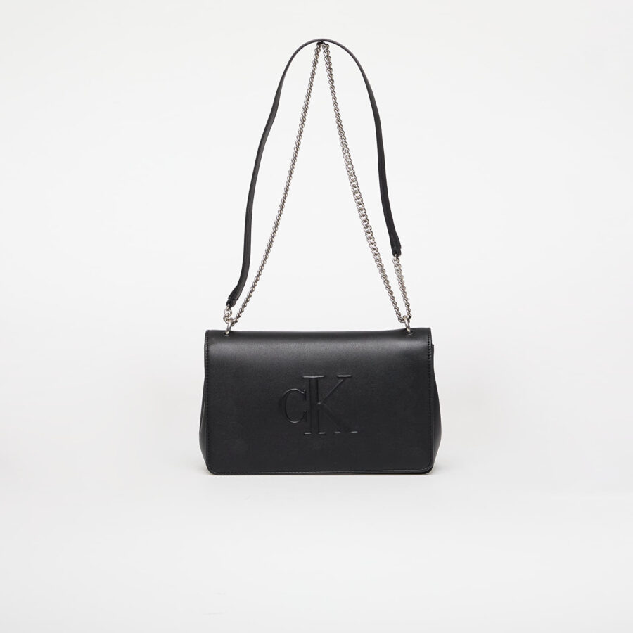 Táska Calvin Klein Jeans Sculpted Ew Flap Bag Black Universal-alacsony-ár