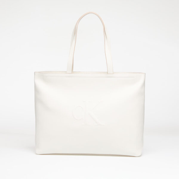 Táska Calvin Klein Jeans Sculpted Slim Tote Lily White Universal-alacsony-ár
