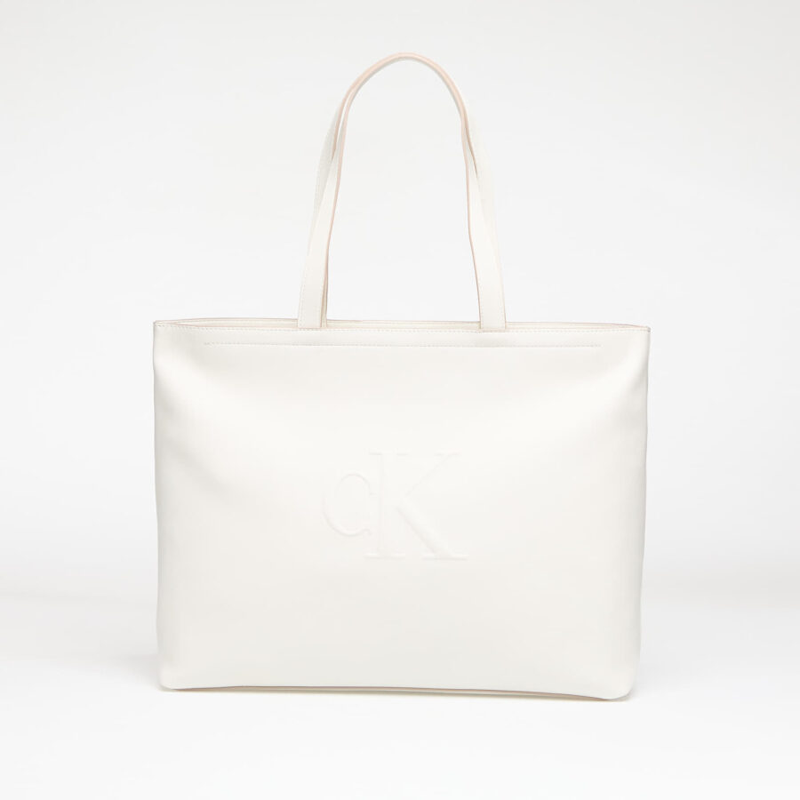 Táska Calvin Klein Jeans Sculpted Slim Tote Lily White Universal-alacsony-ár