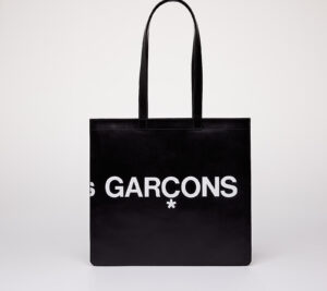 Táska Comme des Garçons Huge Logo Tote Bag Black Universal-alacsony-ár
